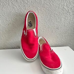 Red vans <3 sizing 7.5 in women’s